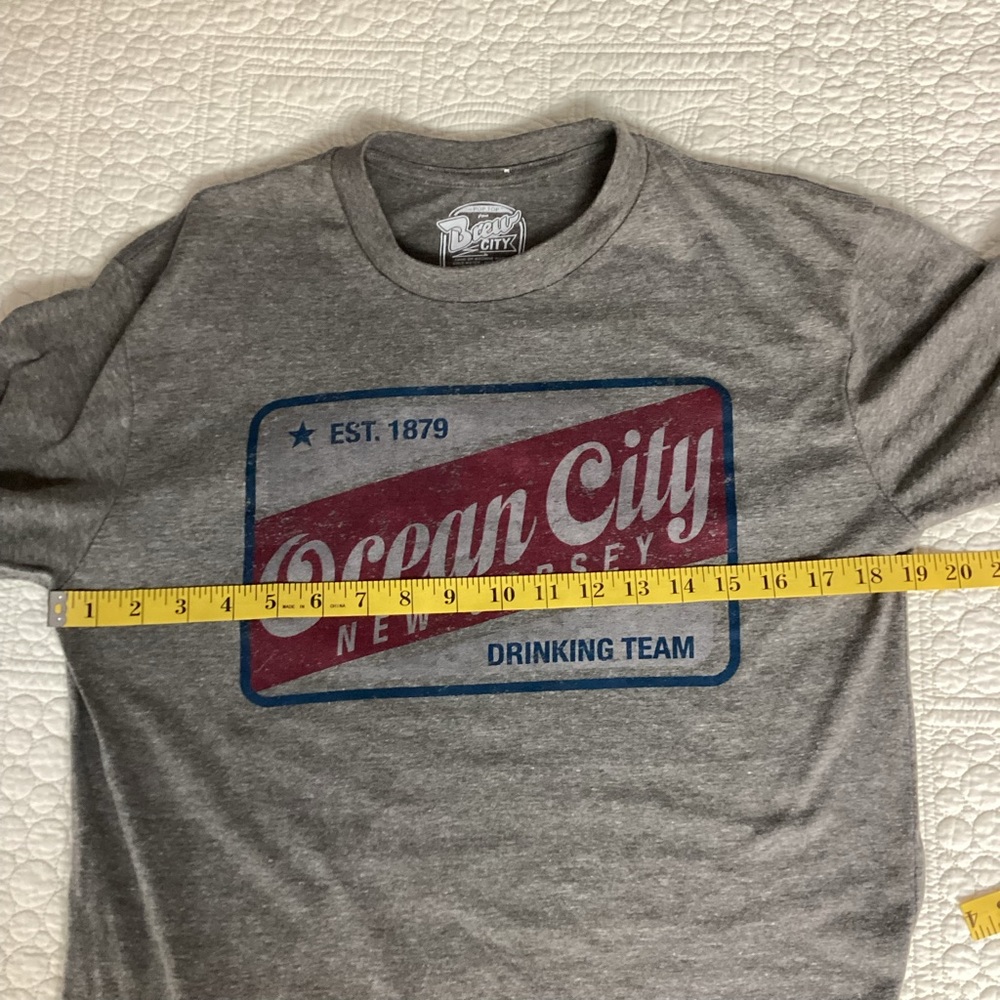 Pop‎ Top Brew City Ocean City New Jersey Drinking Team T-Shirt Unisex Medium - Picture 7 of 7